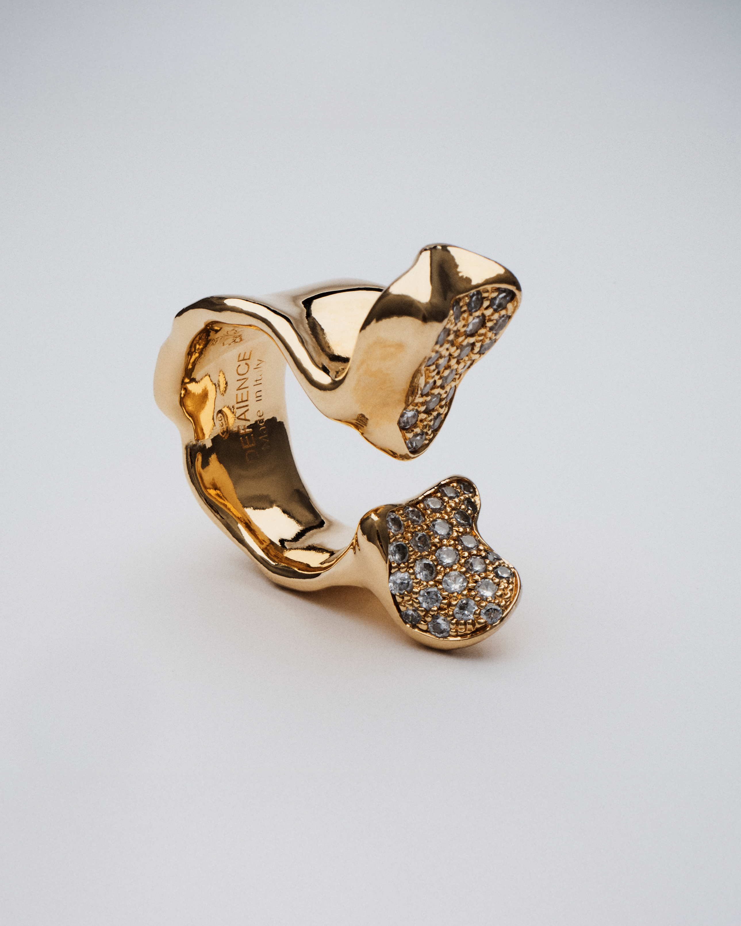 Faience Pavé Ring