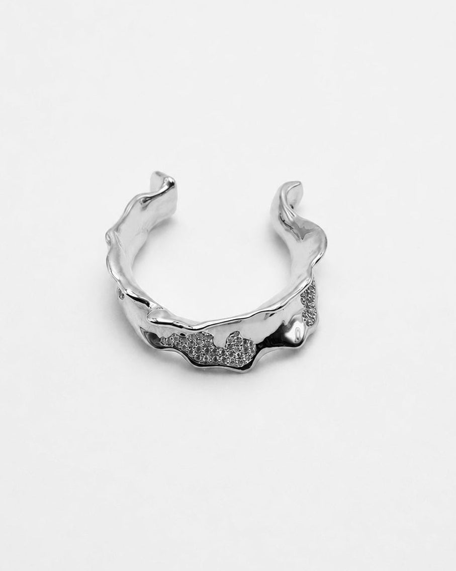 Faience Pavé Cuff