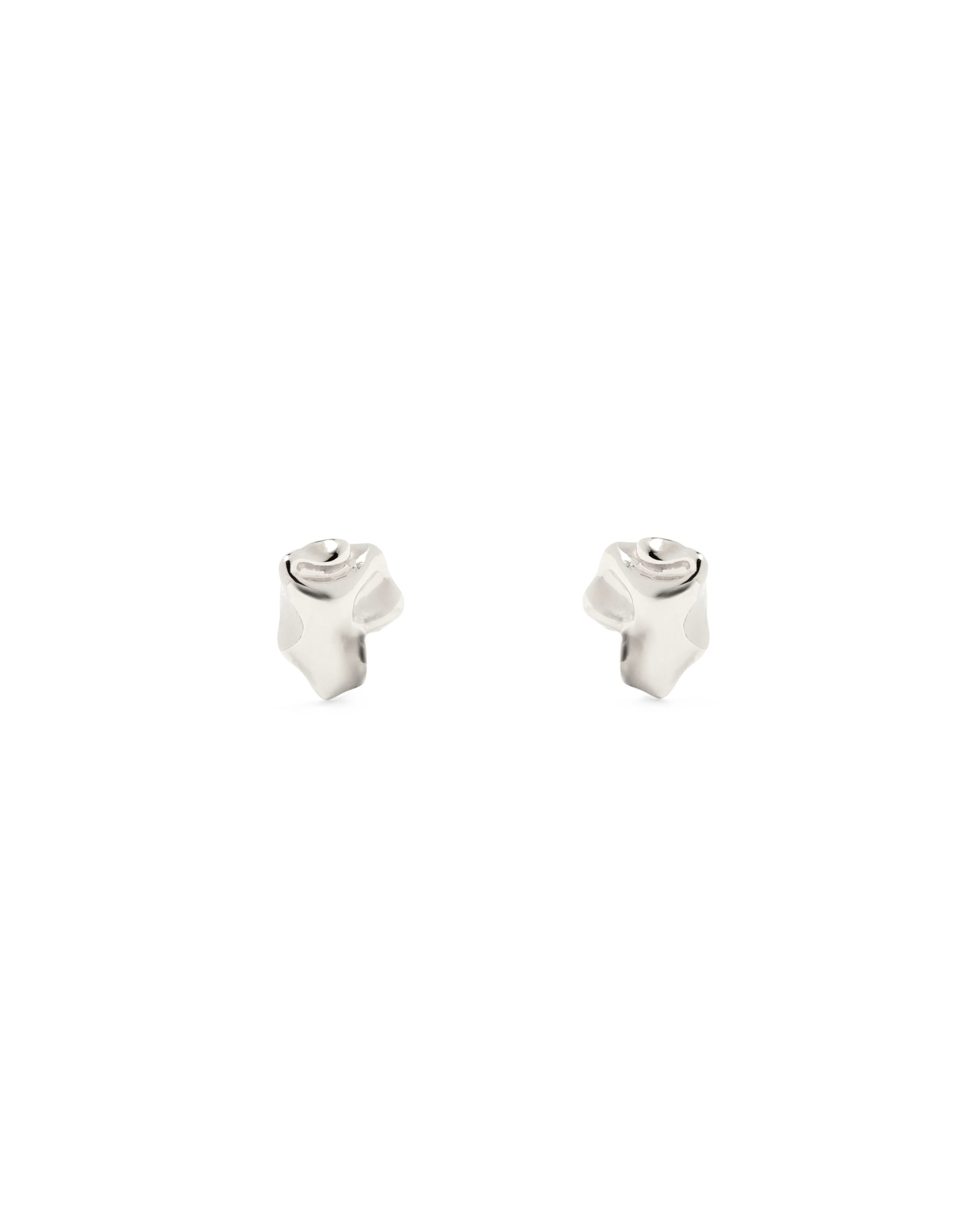 Faience Earrings Mini - silver 925