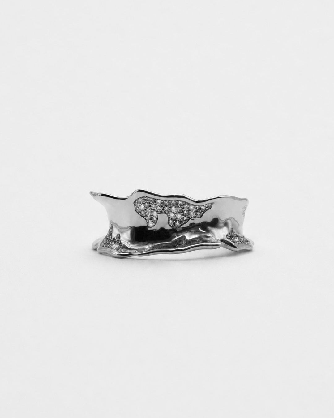 Faience Pavé Cuff