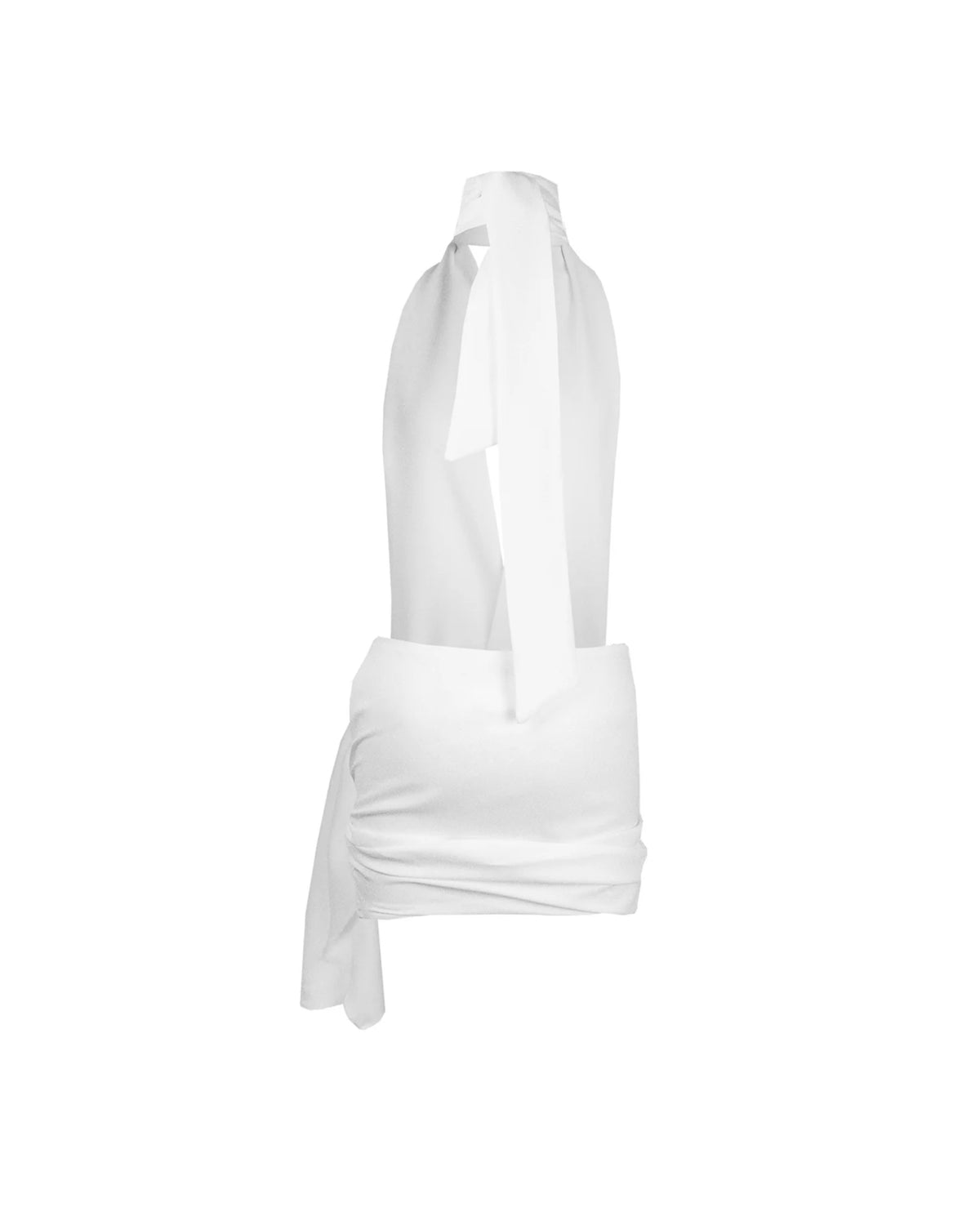 Faience Wrap-up Mini Dress