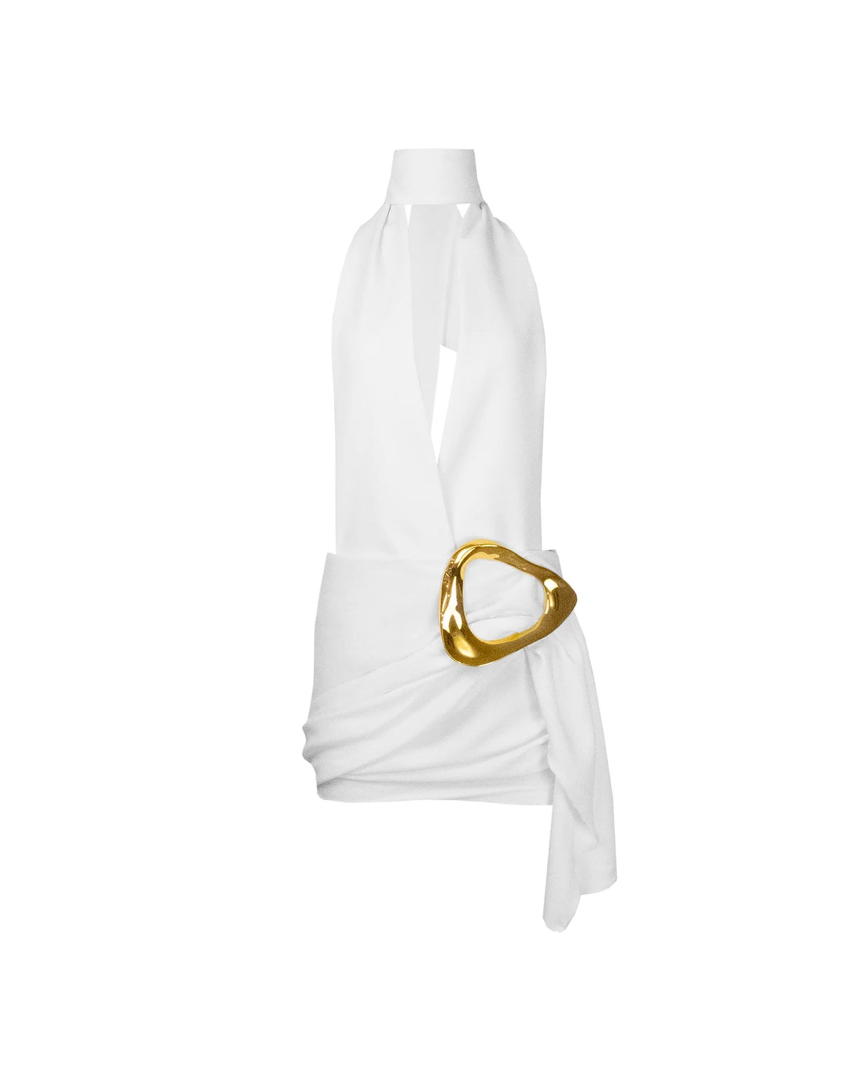 Faience Wrap-up Mini Dress