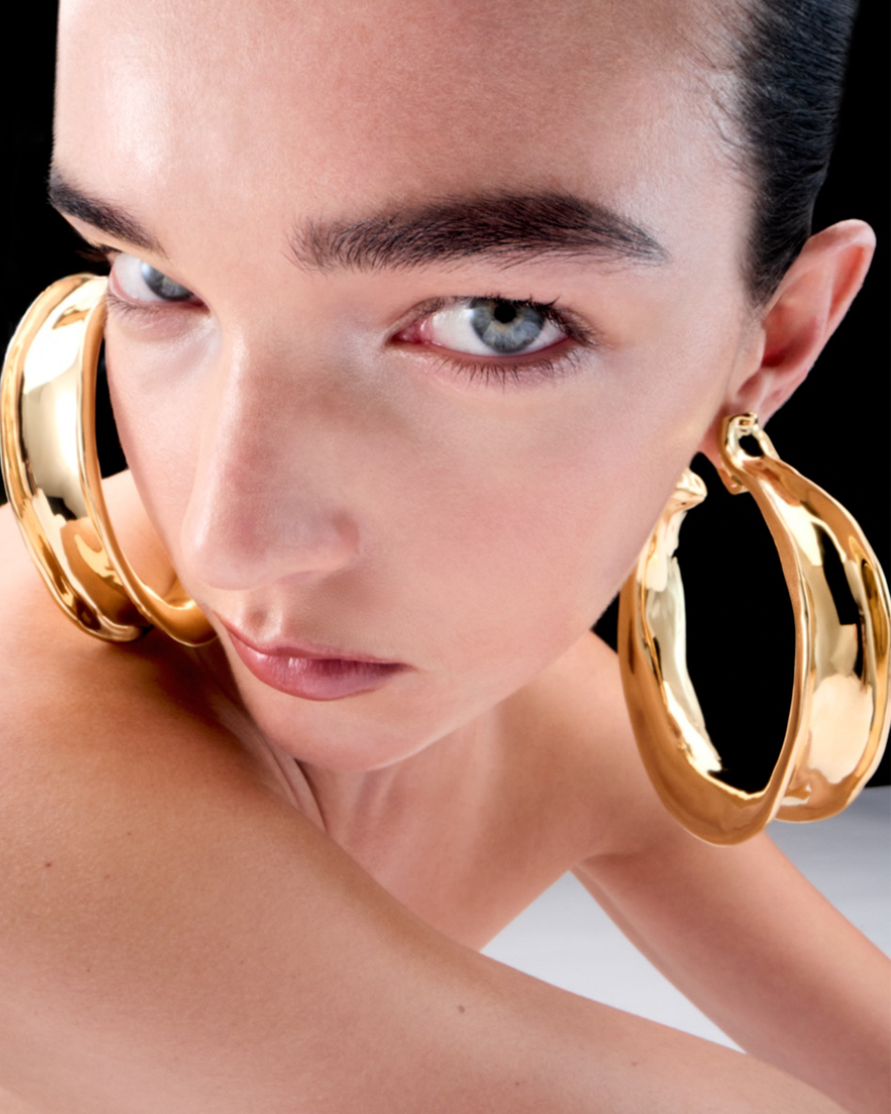 Faience Icon Hoops