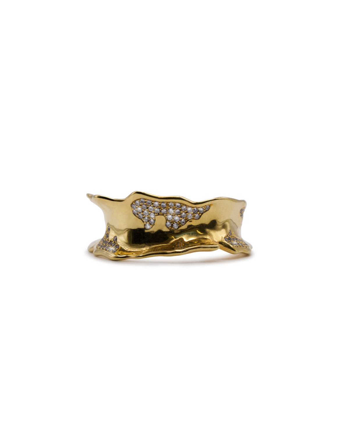 Faience Pavé Cuff