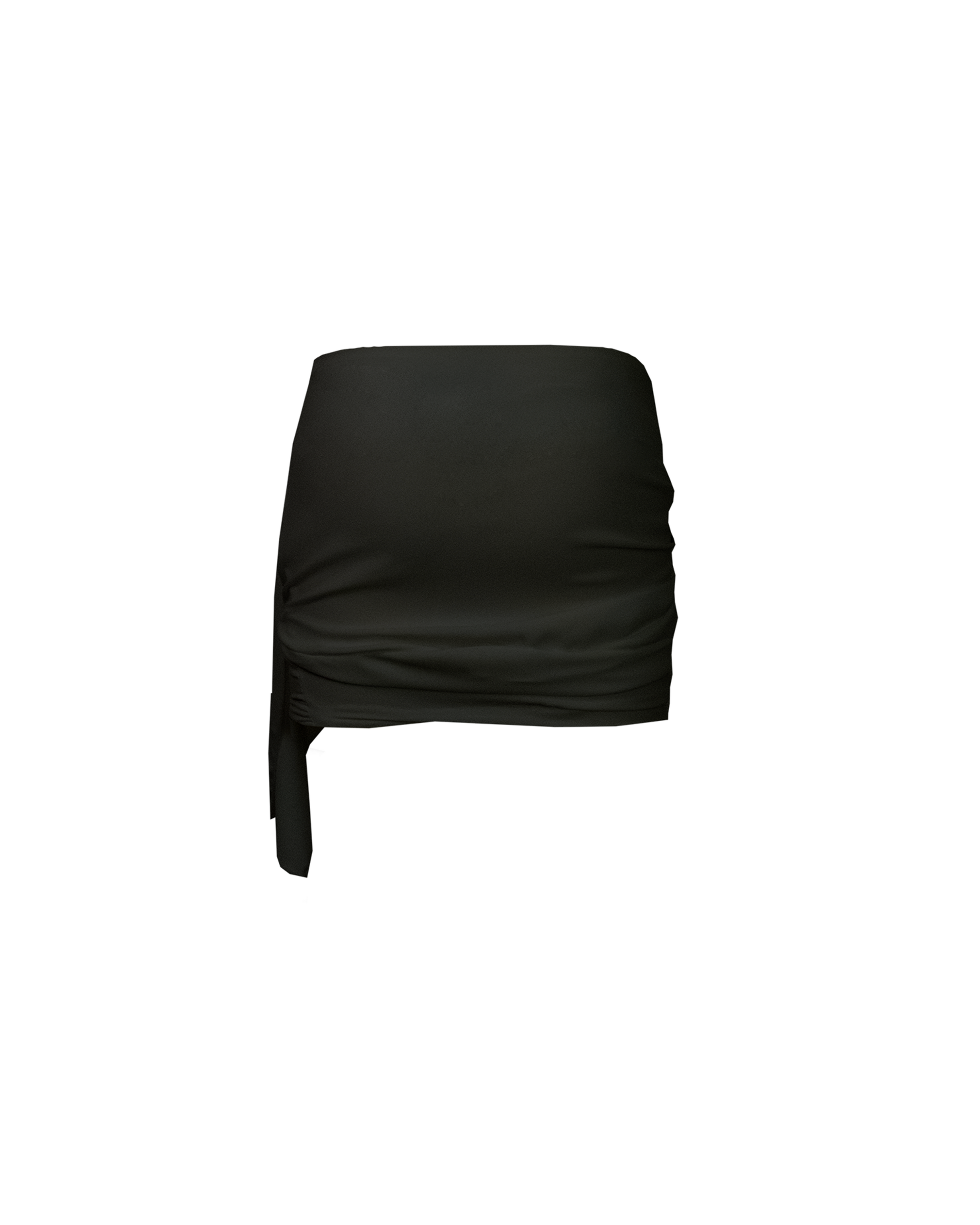 FAÏENCE DRAPED MINI SKIRT