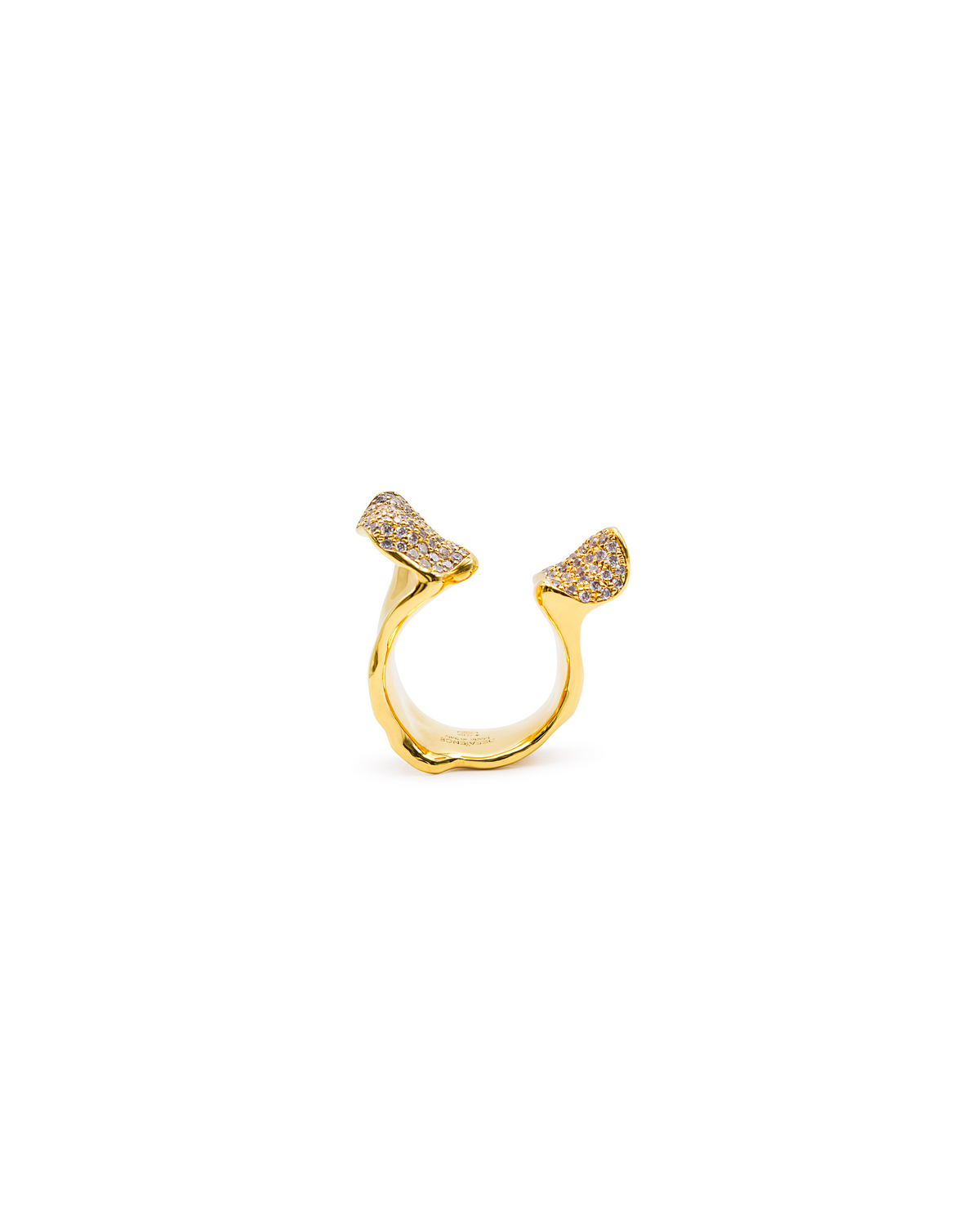 Faience Pavé Ring
